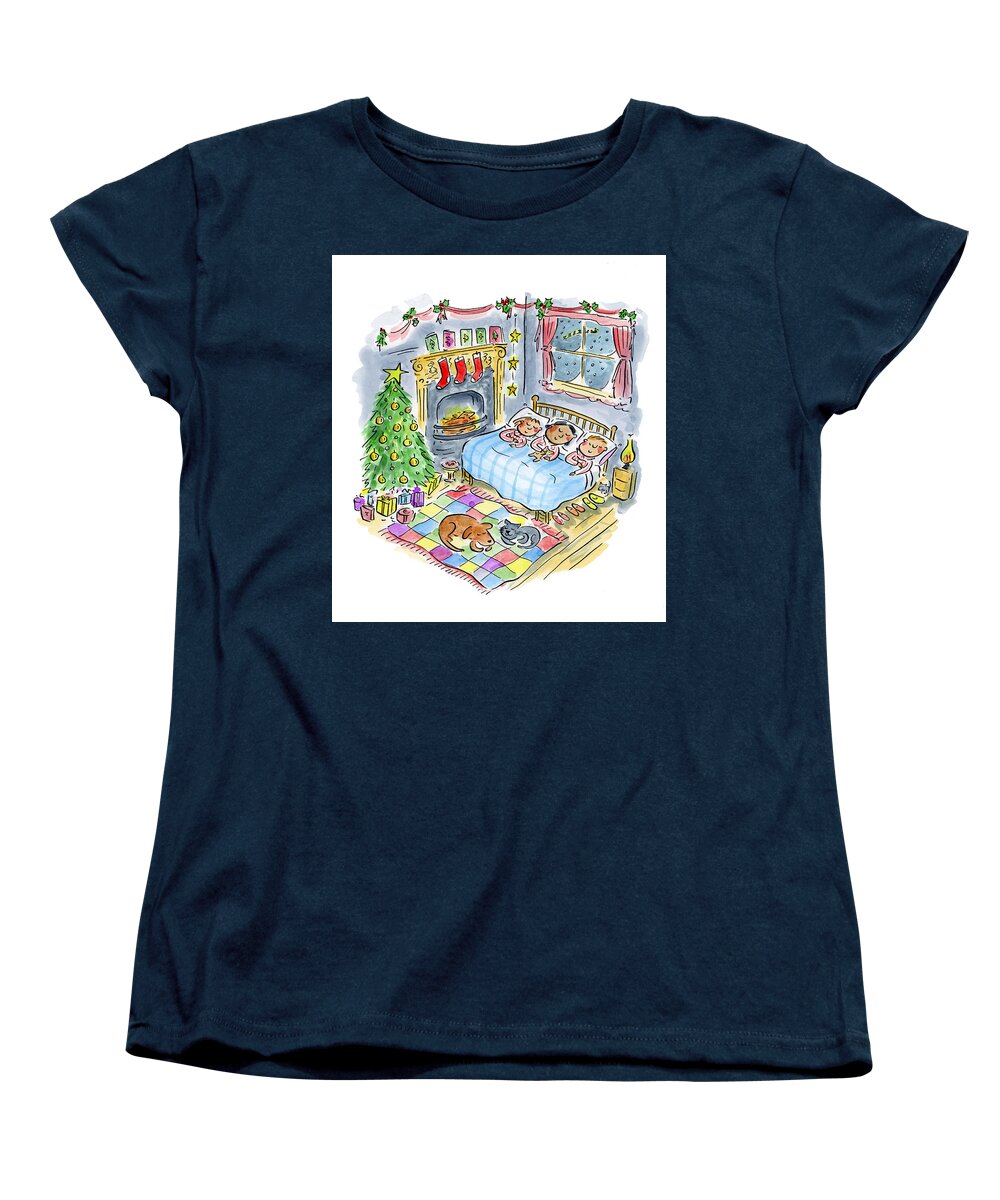 Twas the night before Christmas - Women's T-Shirt (Standard Fit)