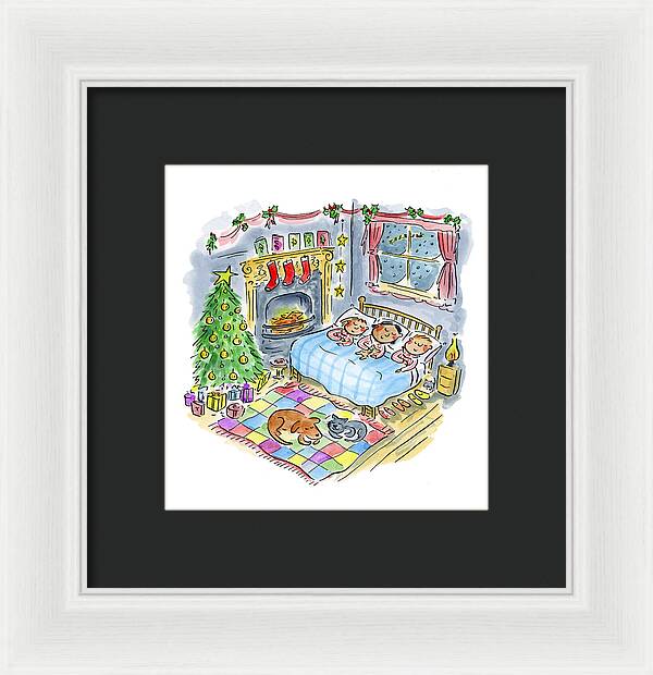 Twas the night before Christmas - Framed Print