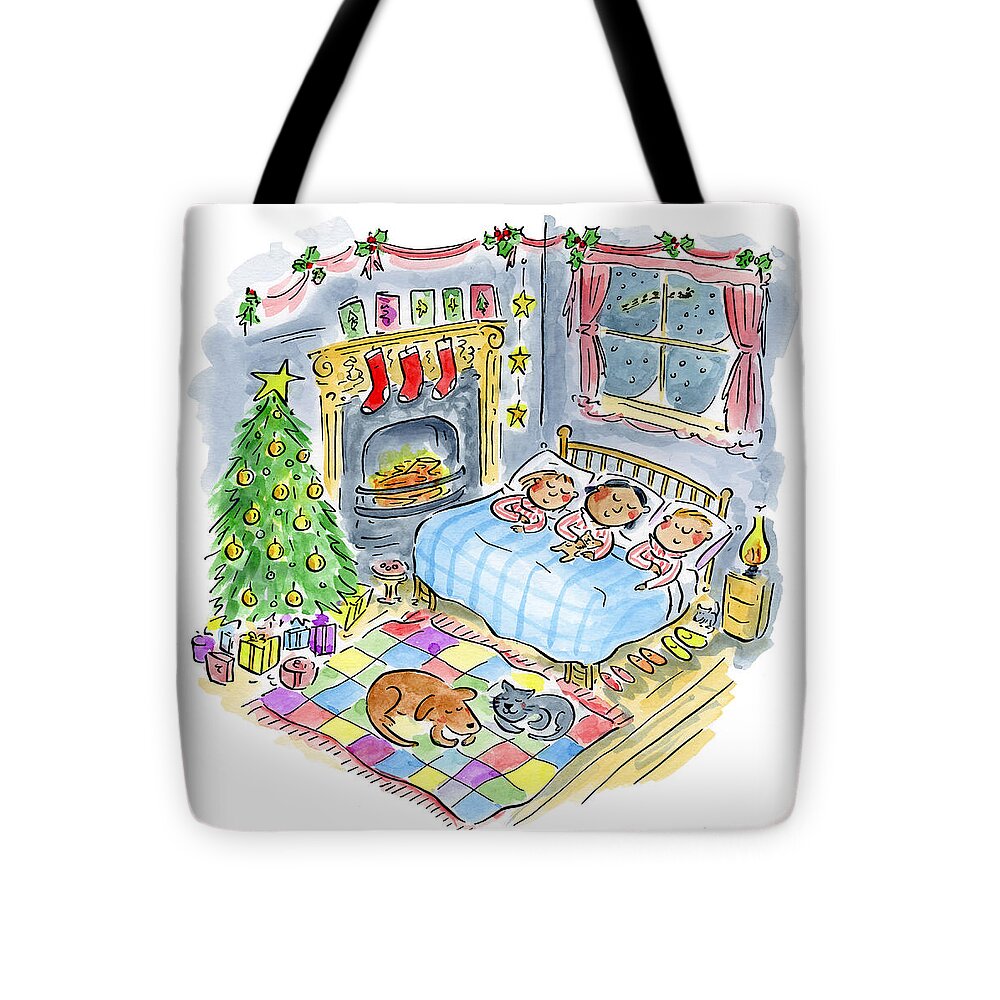 Twas the night before Christmas - Tote Bag