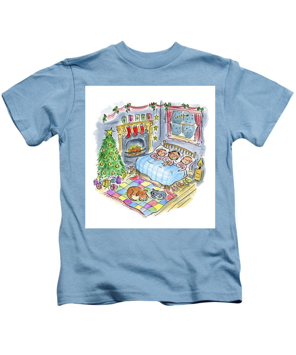 Twas the night before Christmas - Kids T-Shirt