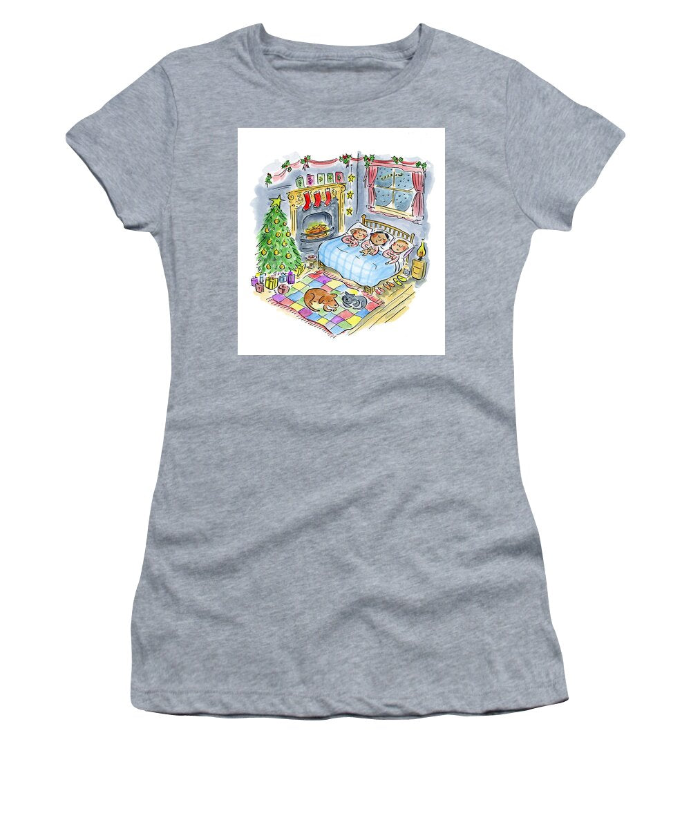 Twas the night before Christmas - Women's T-Shirt