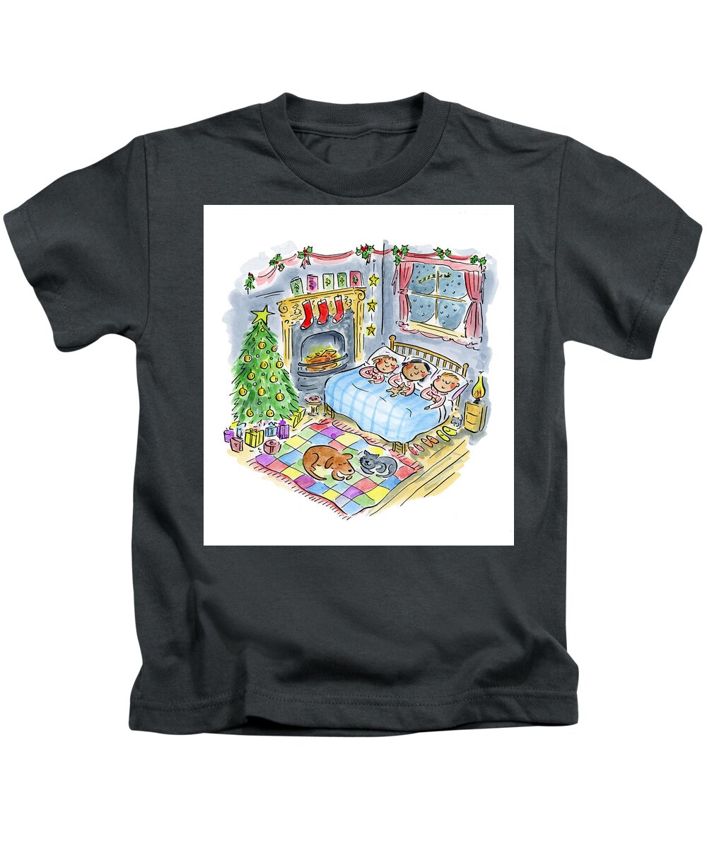 Twas the night before Christmas - Kids T-Shirt