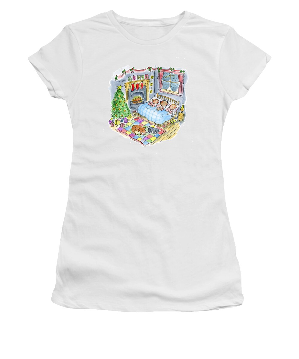 Twas the night before Christmas - Women's T-Shirt