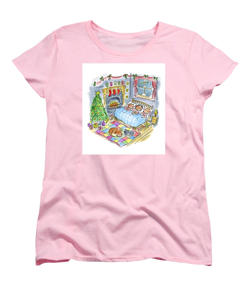 Twas the night before Christmas - Women's T-Shirt (Standard Fit)