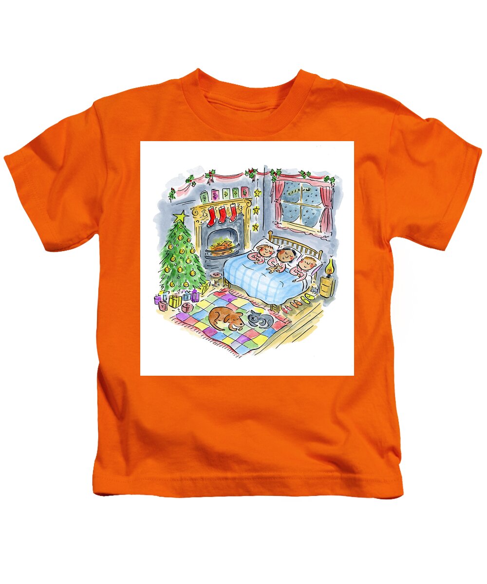 Twas the night before Christmas - Kids T-Shirt