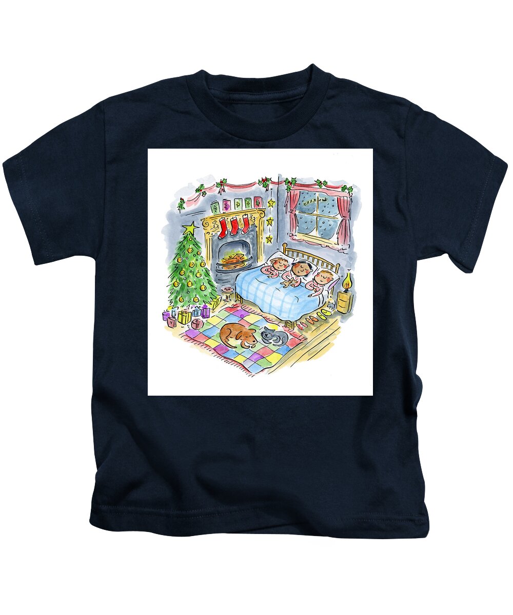 Twas the night before Christmas - Kids T-Shirt