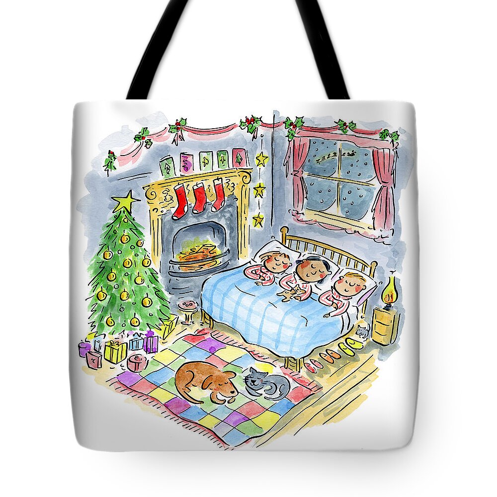 Twas the night before Christmas - Tote Bag