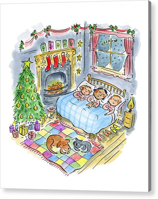 Twas the night before Christmas - Acrylic Print