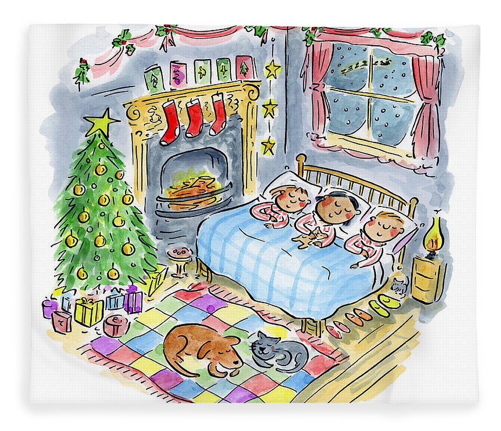 Twas the night before Christmas - Blanket