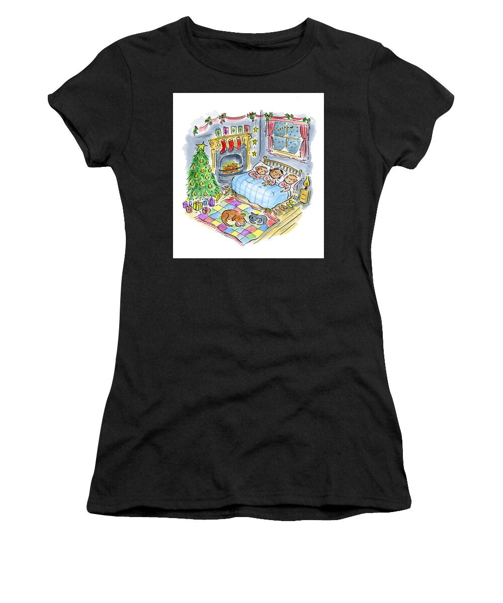 Twas the night before Christmas - Women's T-Shirt