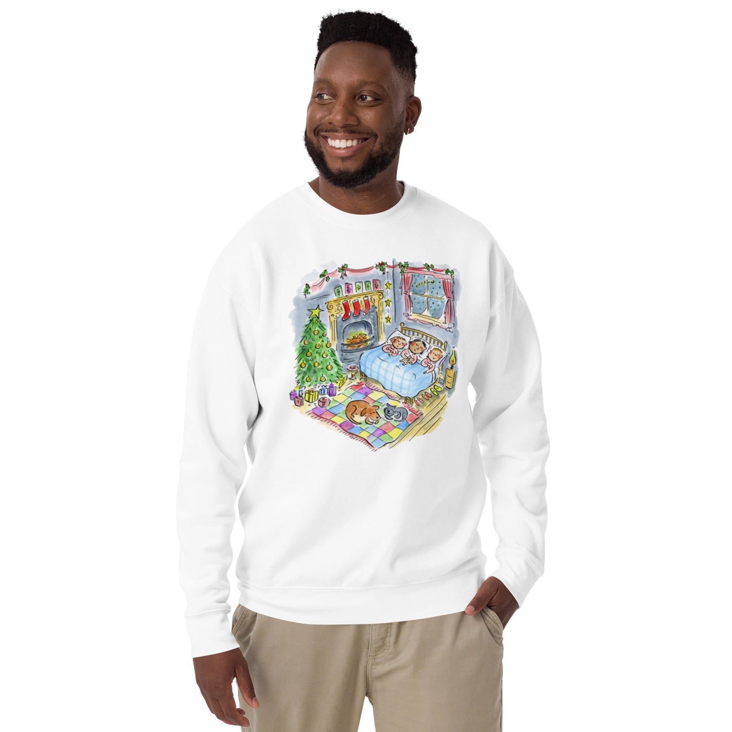 Twas the Night before Christmas Unisex Premium Sweatshirt