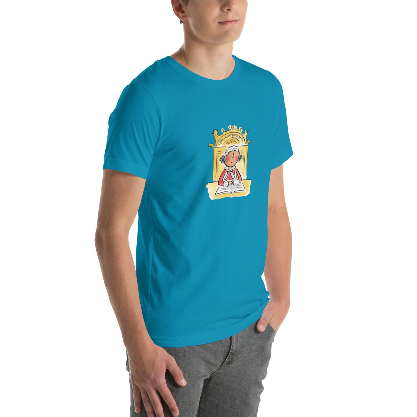 Judge Illustration by Rosie Brooks Unisex t-shirt