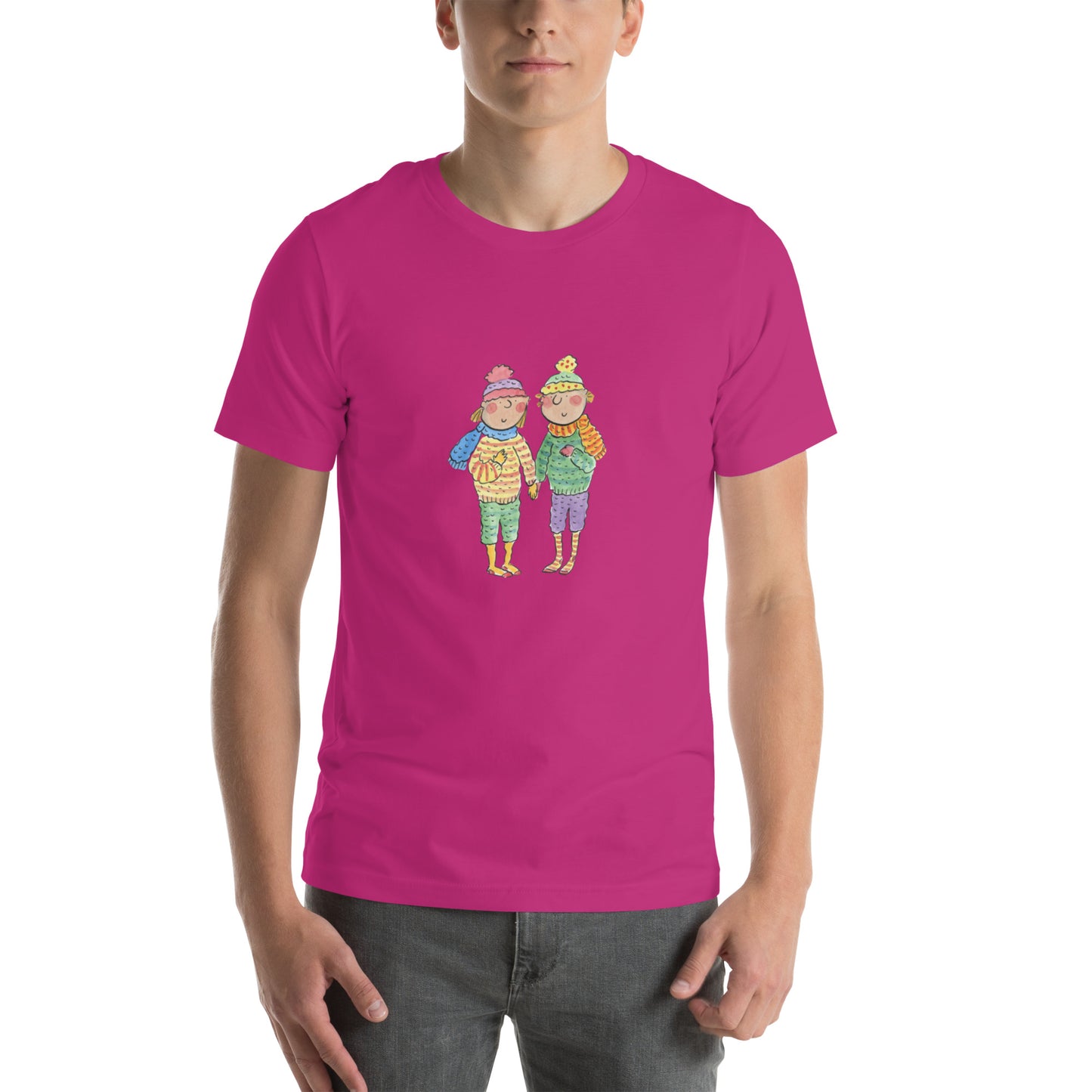 Woolies Illustration by Rosie Brooks Unisex t-shirt