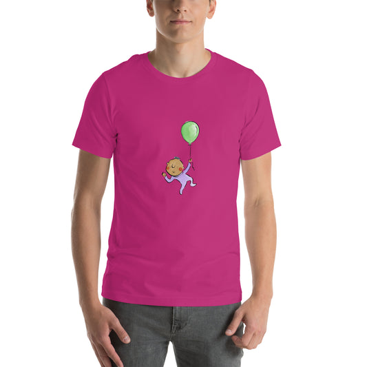 Baby Balloon Illustration by Rosie Brooks Unisex t-shirt