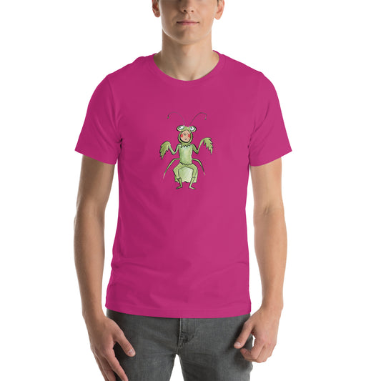 Praying Mantis Illustration by Rosie Brooks Unisex t-shirt