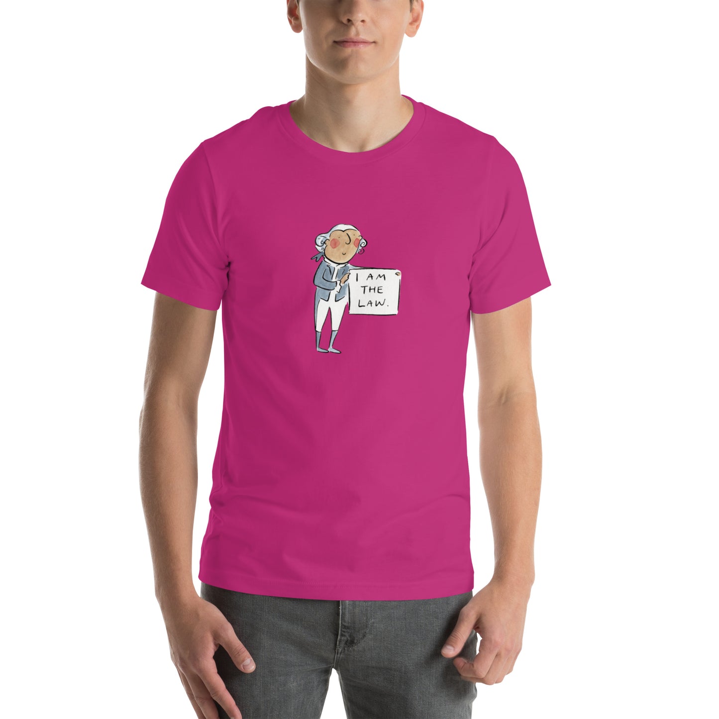 I am the Law Illustration by Rosie Brooks Unisex t-shirt