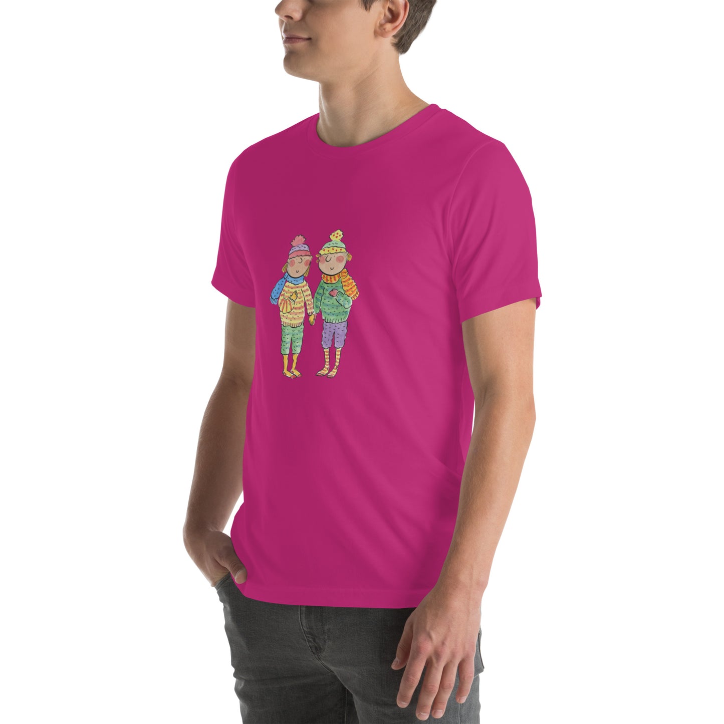 Woolies Illustration by Rosie Brooks Unisex t-shirt