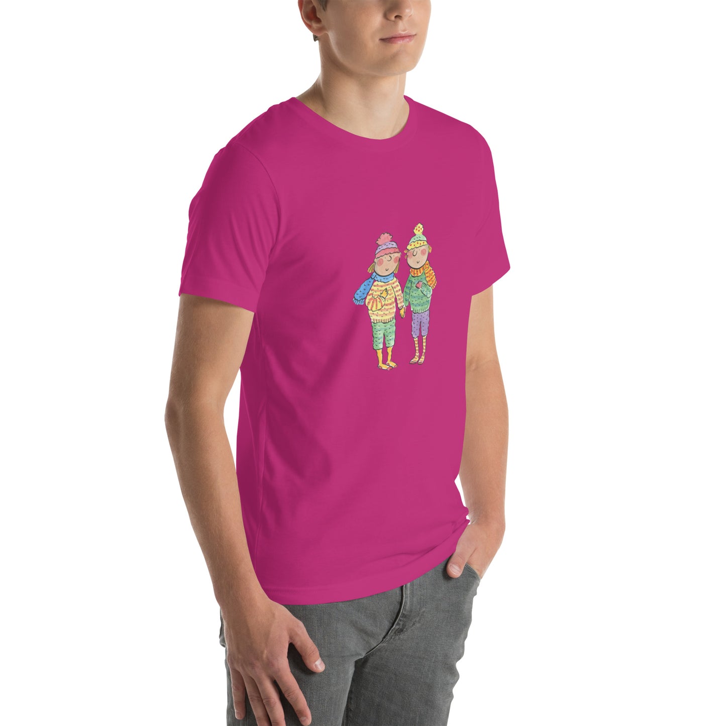 Woolies Illustration by Rosie Brooks Unisex t-shirt