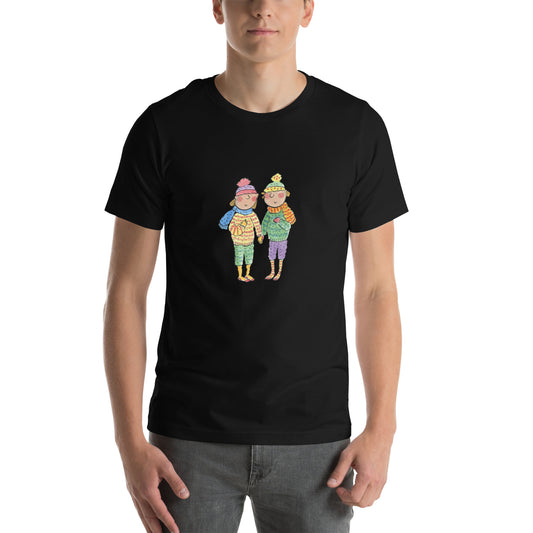 Woolies Illustration by Rosie Brooks Unisex t-shirt