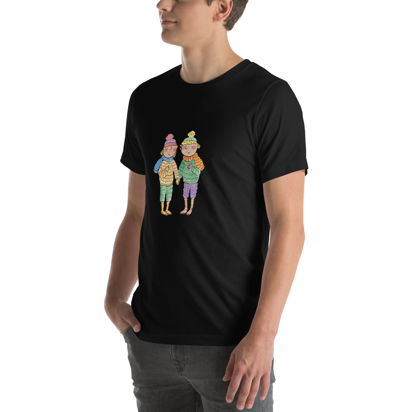 Woolies Illustration by Rosie Brooks Unisex t-shirt