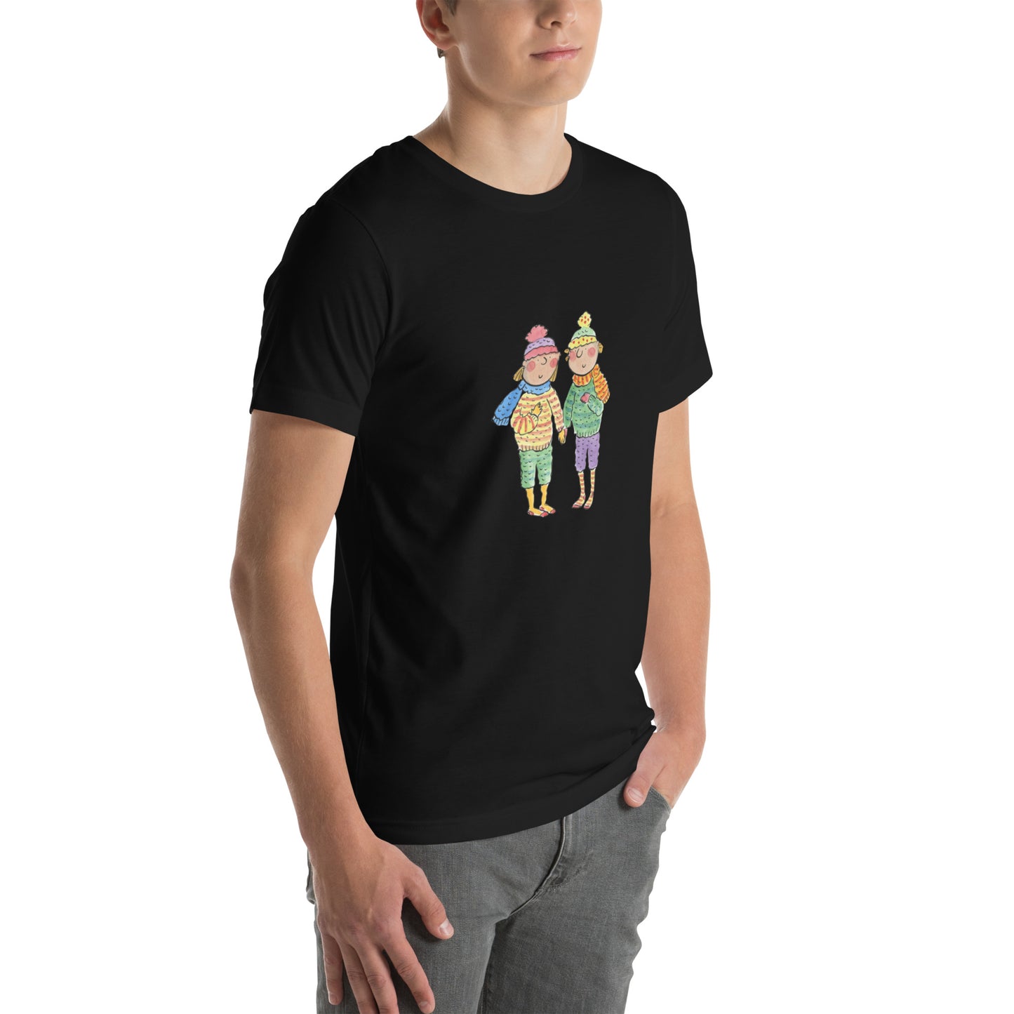 Woolies Illustration by Rosie Brooks Unisex t-shirt