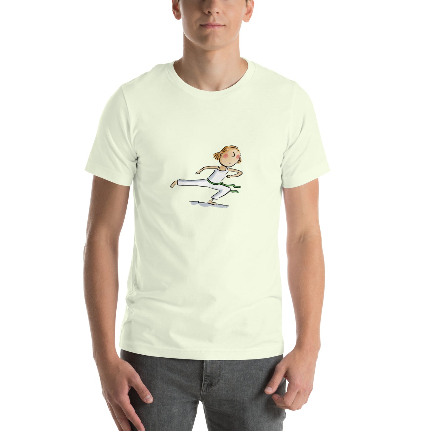 Capoeira Illustration by Rosie Brooks Unisex t-shirt