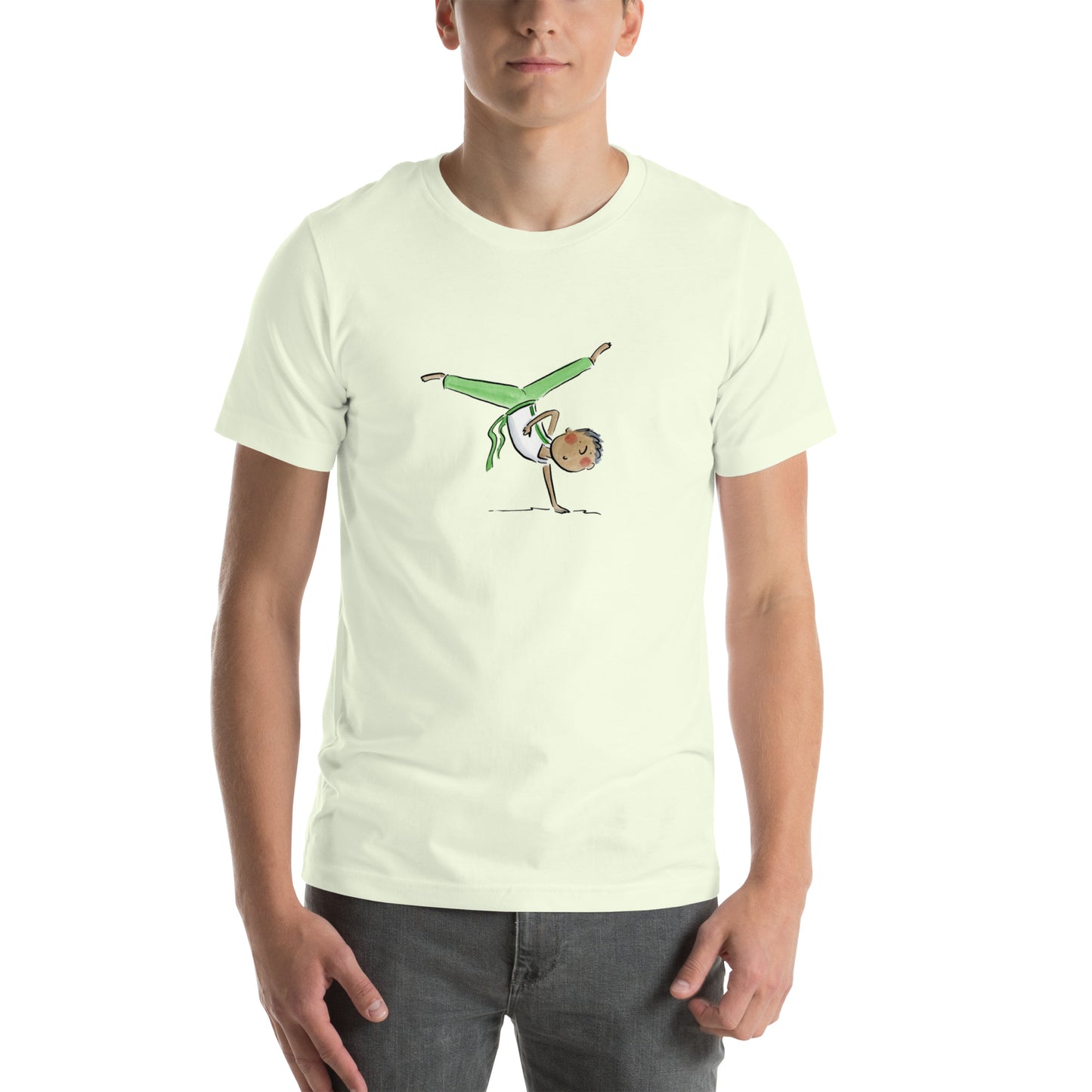 Capoeira Illustration by Rosie Brooks Unisex t-shirt