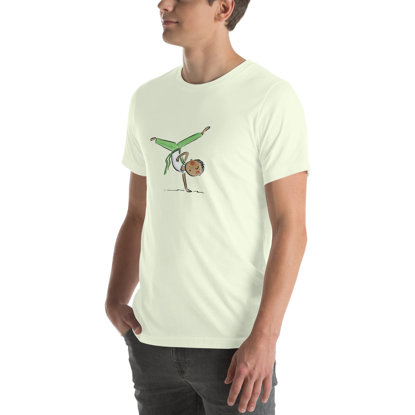 Capoeira Illustration by Rosie Brooks Unisex t-shirt