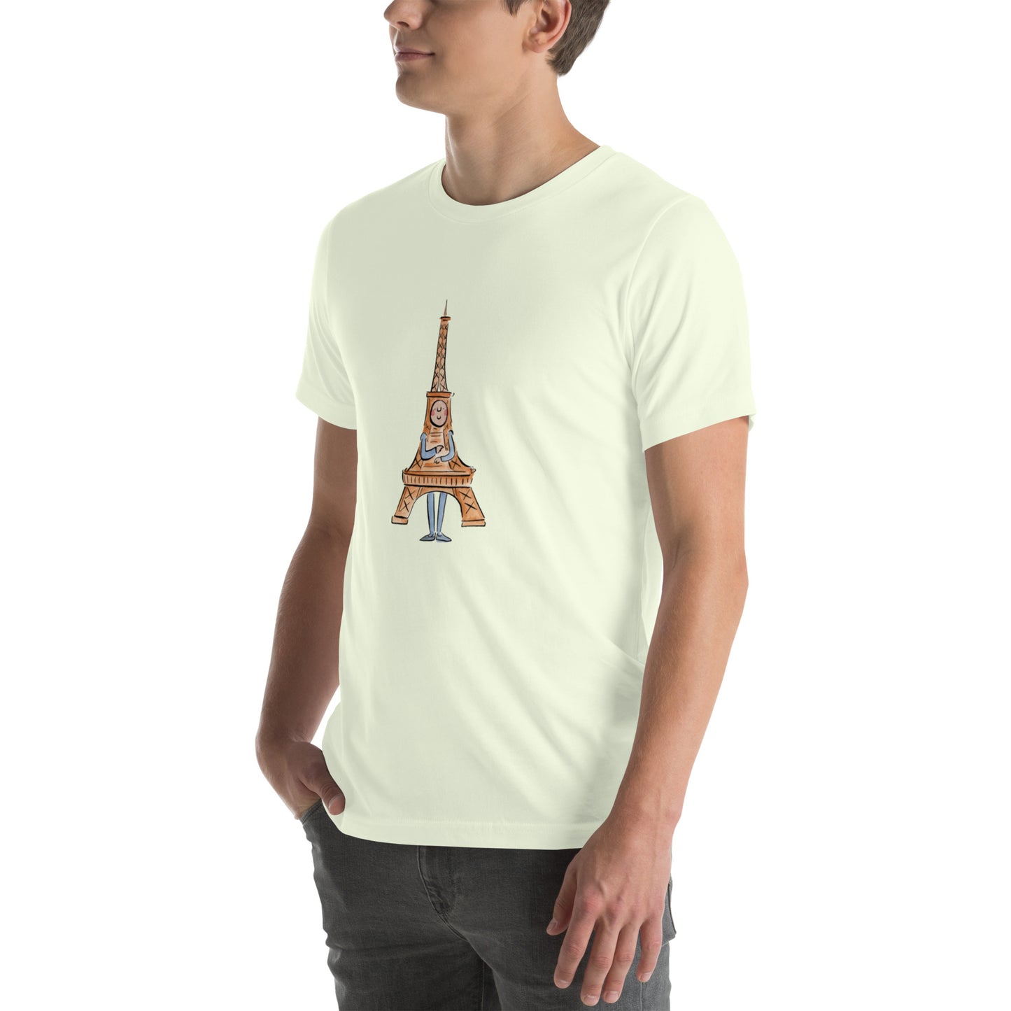 Eiffiel Tower Illustration by Rosie Brooks Unisex t-shirt