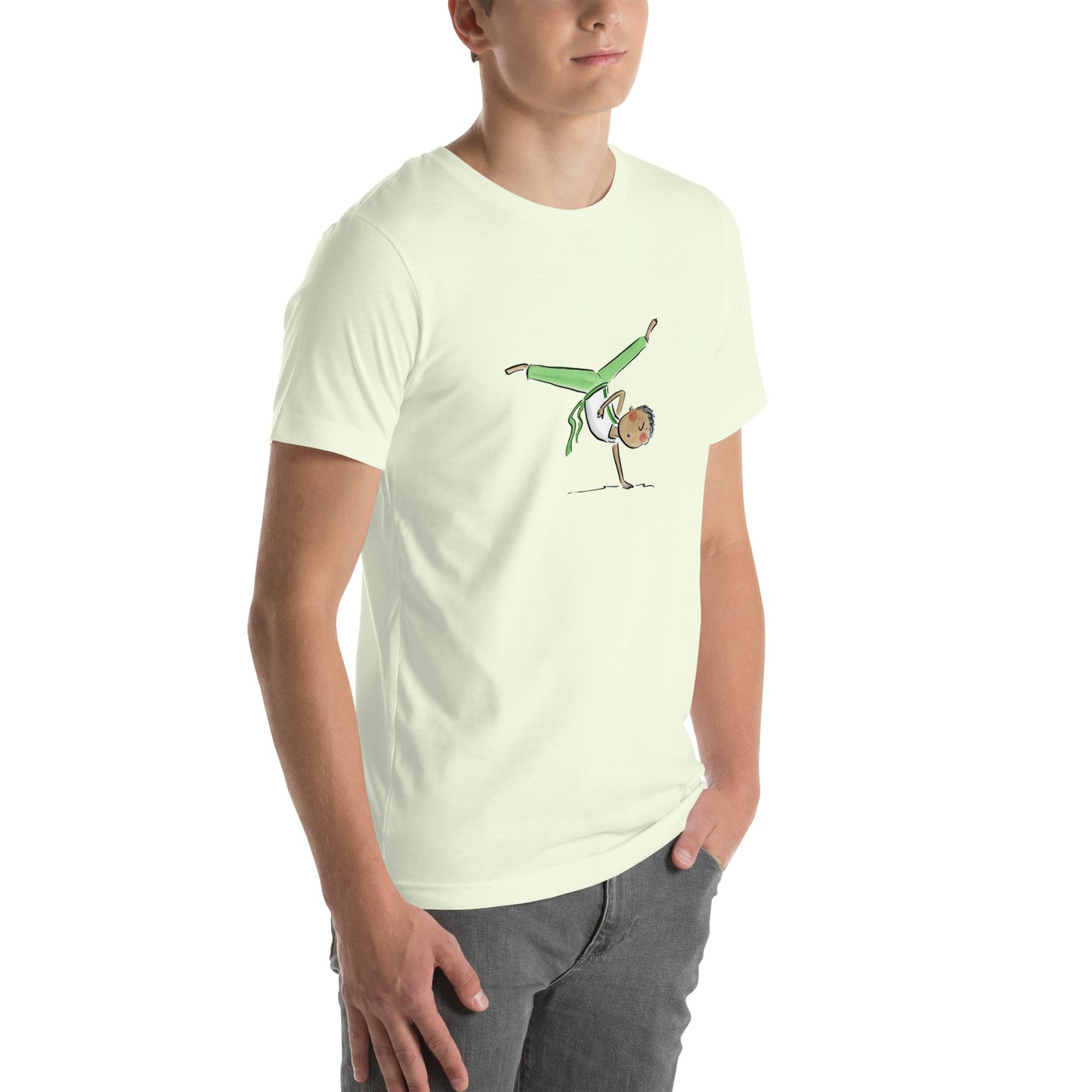 Capoeira Illustration by Rosie Brooks Unisex t-shirt