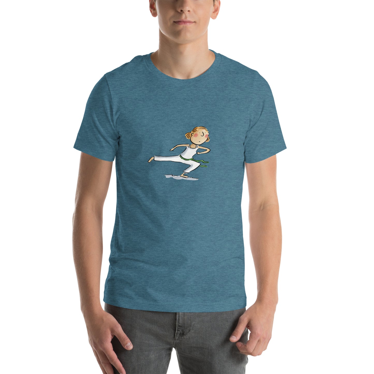 Capoeira Illustration by Rosie Brooks Unisex t-shirt