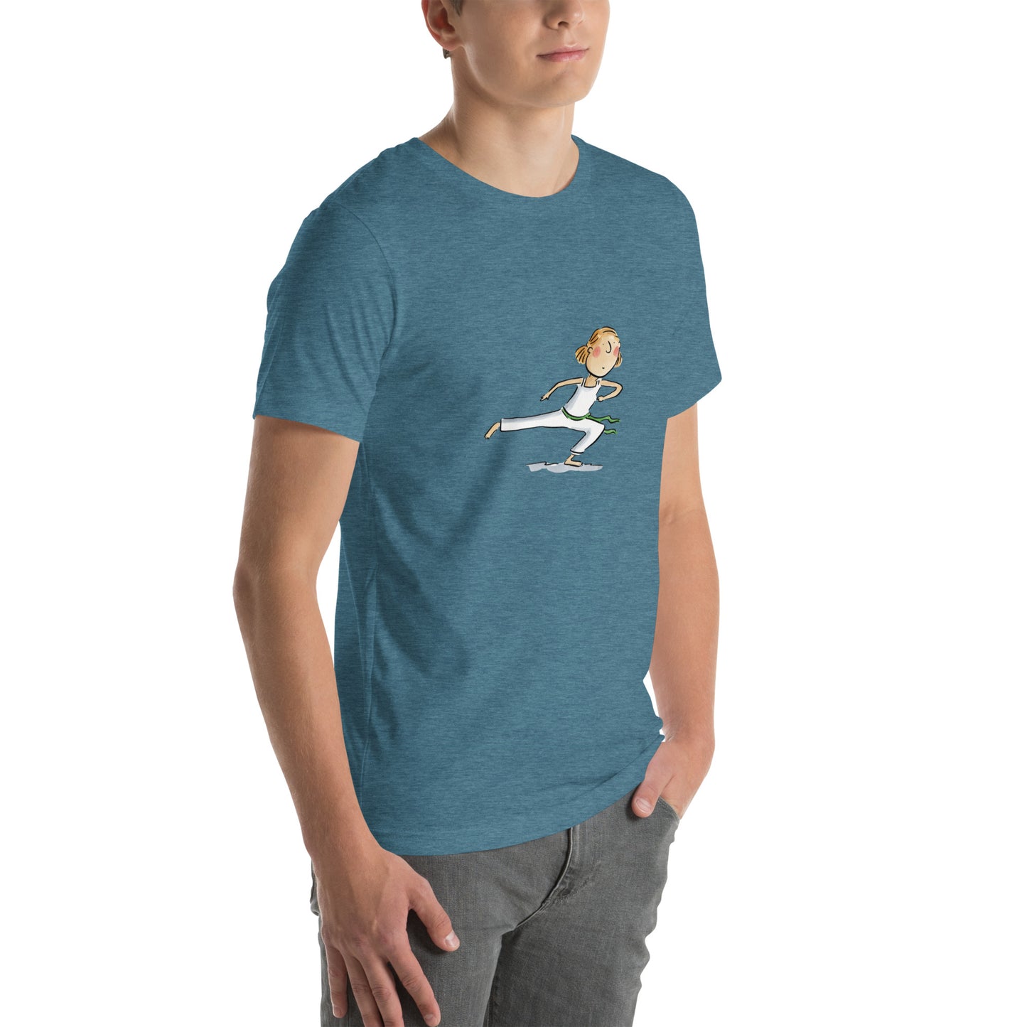 Capoeira Illustration by Rosie Brooks Unisex t-shirt