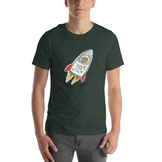 Outer Space Act Illustration by Rosie Brooks Unisex t-shirt