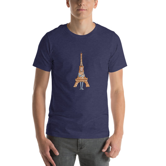 Eiffiel Tower Illustration by Rosie Brooks Unisex t-shirt