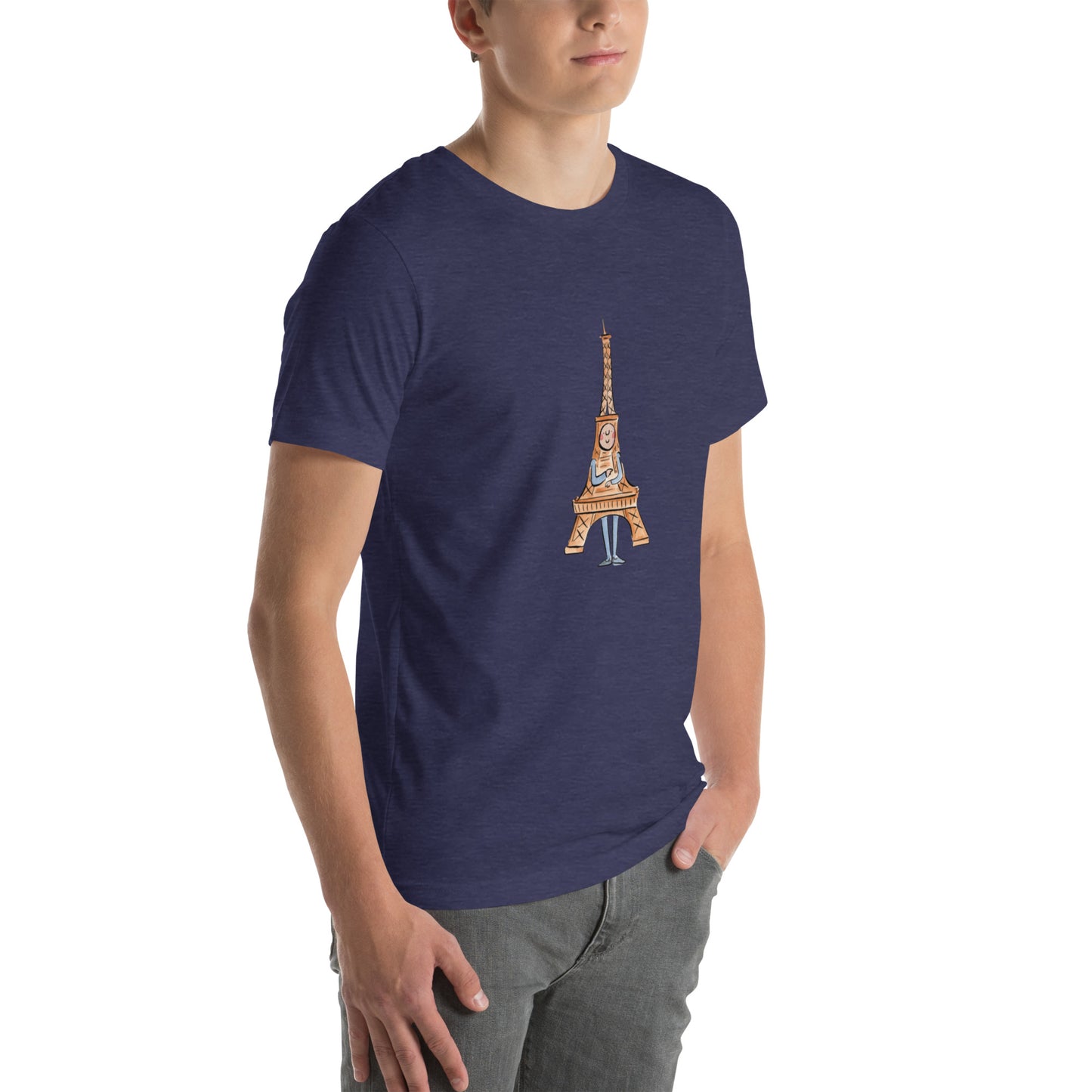 Eiffiel Tower Illustration by Rosie Brooks Unisex t-shirt