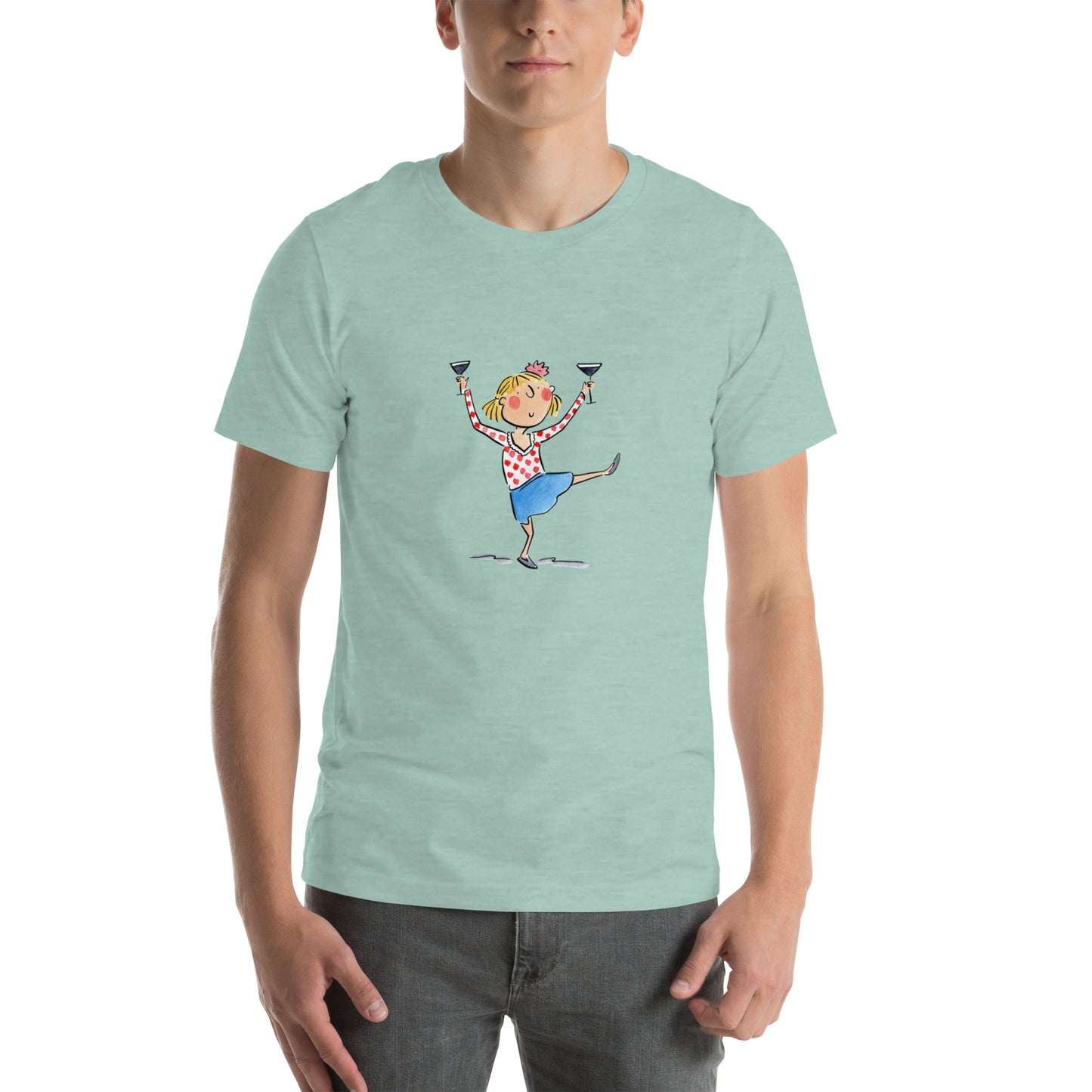 Espresso Martinis Illustration by Rosie Brooks Unisex t-shirt