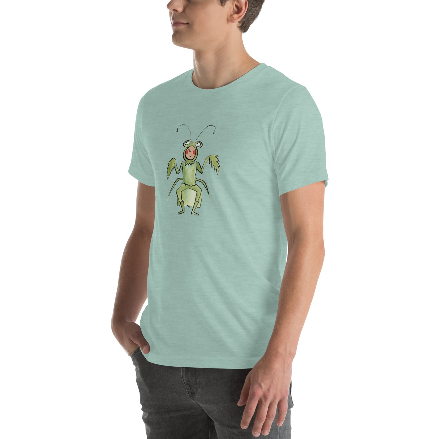 Praying Mantis Illustration by Rosie Brooks Unisex t-shirt