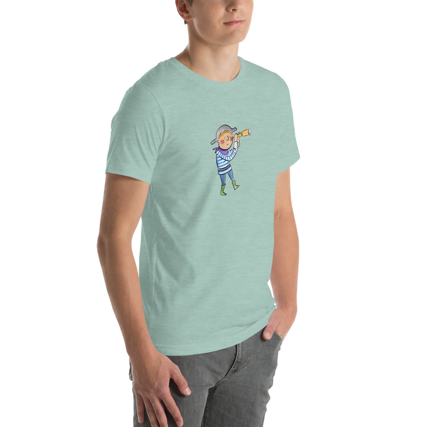 Pirate Illustration by Rosie Brooks Unisex t-shirt