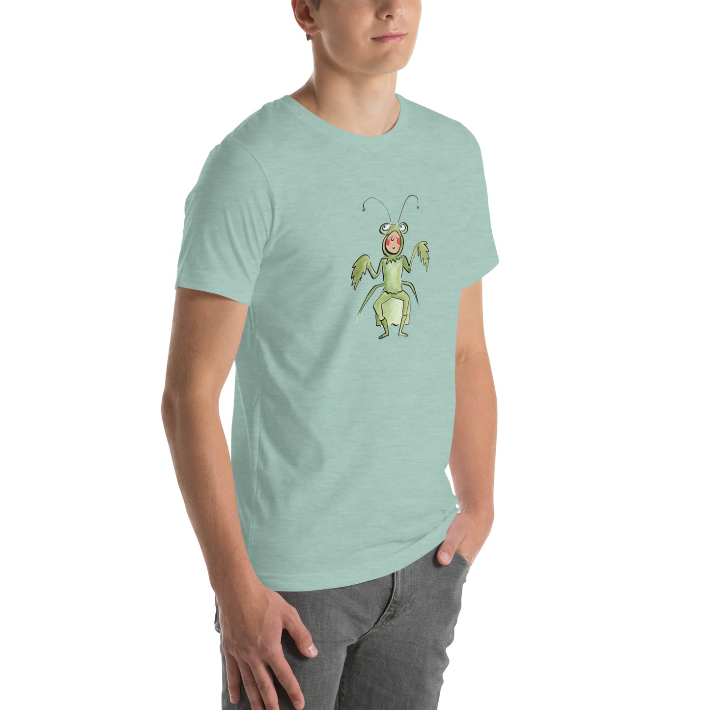 Praying Mantis Illustration by Rosie Brooks Unisex t-shirt