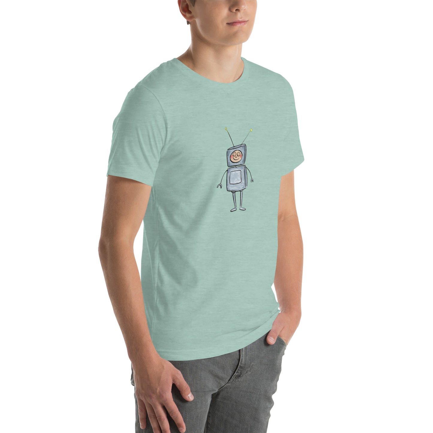 Robots Illustration by Rosie Brooks Unisex t-shirt