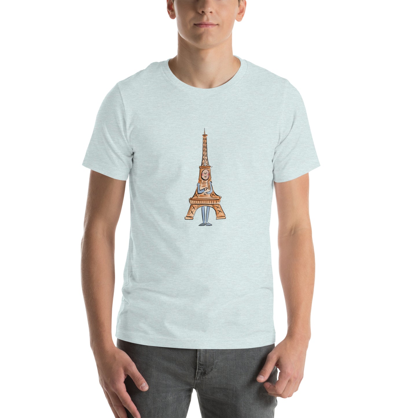 Eiffiel Tower Illustration by Rosie Brooks Unisex t-shirt