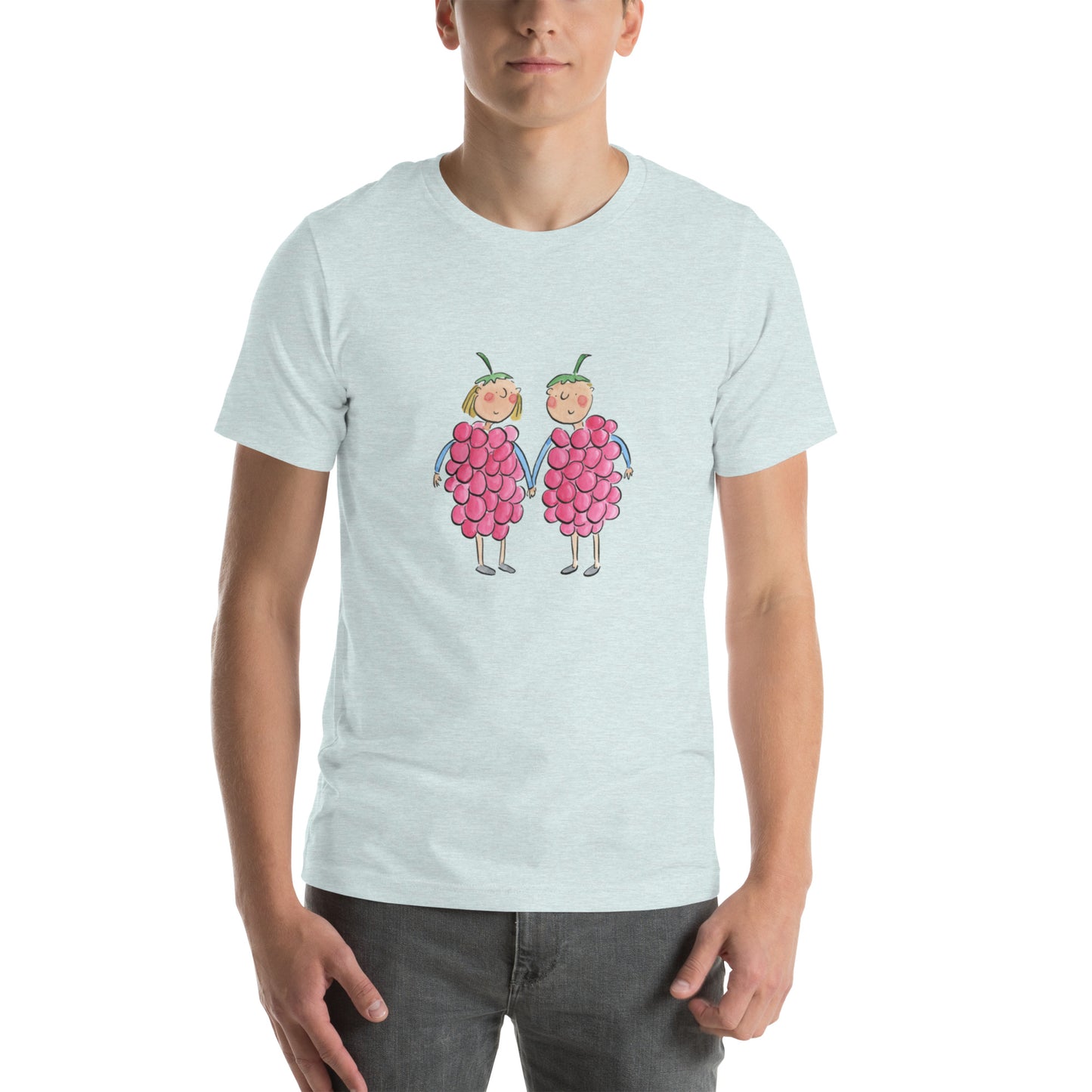 Raspberries Illustration by Rosie Brooks Unisex t-shirt