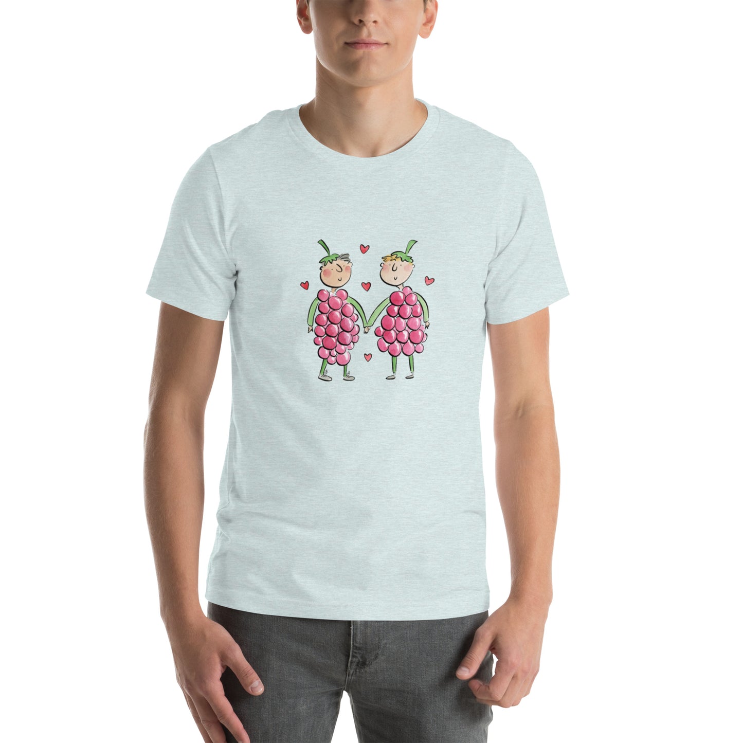 Raspberries Illustration by Rosie Brooks Unisex t-shirt