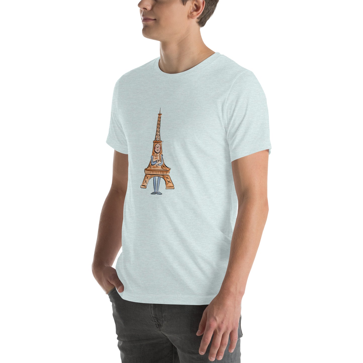 Eiffiel Tower Illustration by Rosie Brooks Unisex t-shirt