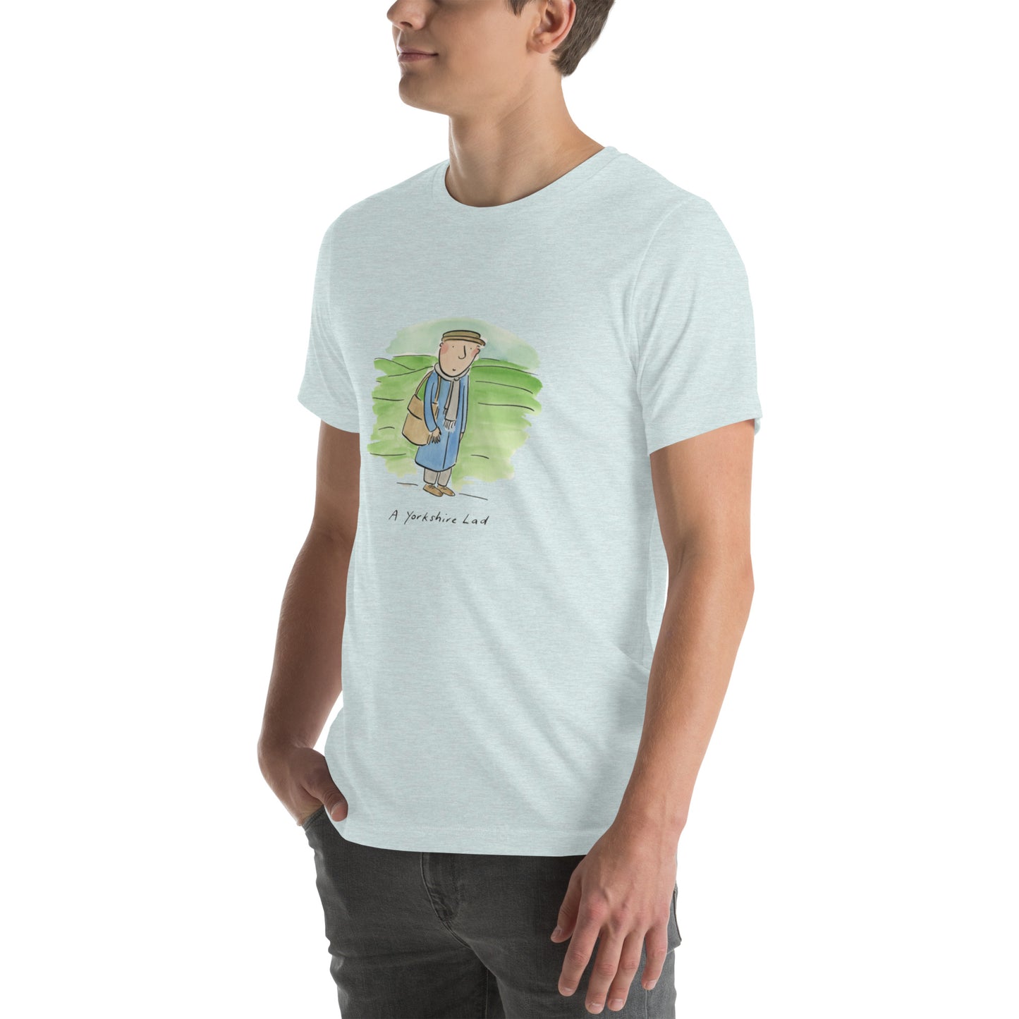 A Yorkshire Lad Illustration by Rosie Brooks Unisex t-shirt