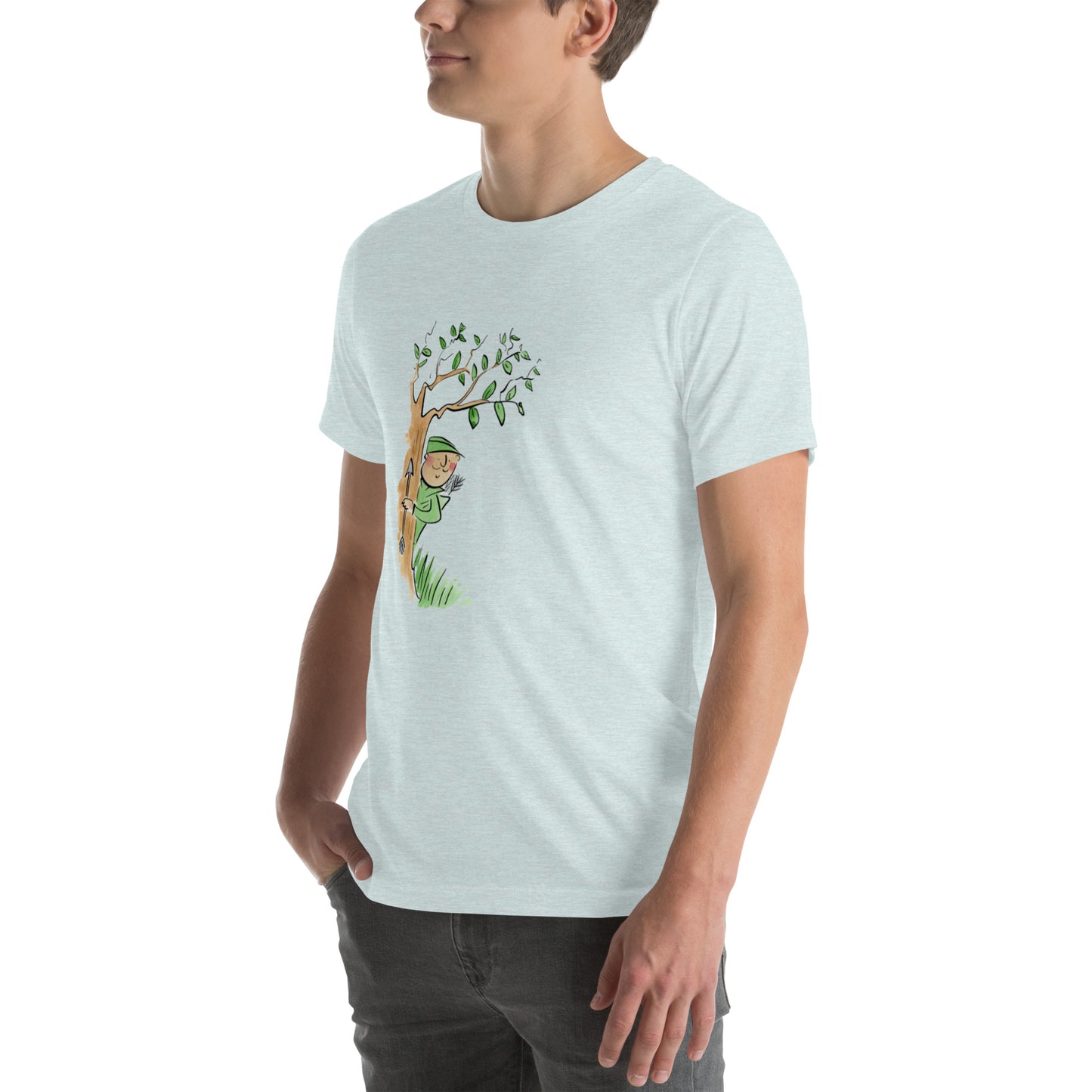 Robin Hood Illustration by Rosie Brooks Unisex t-shirt