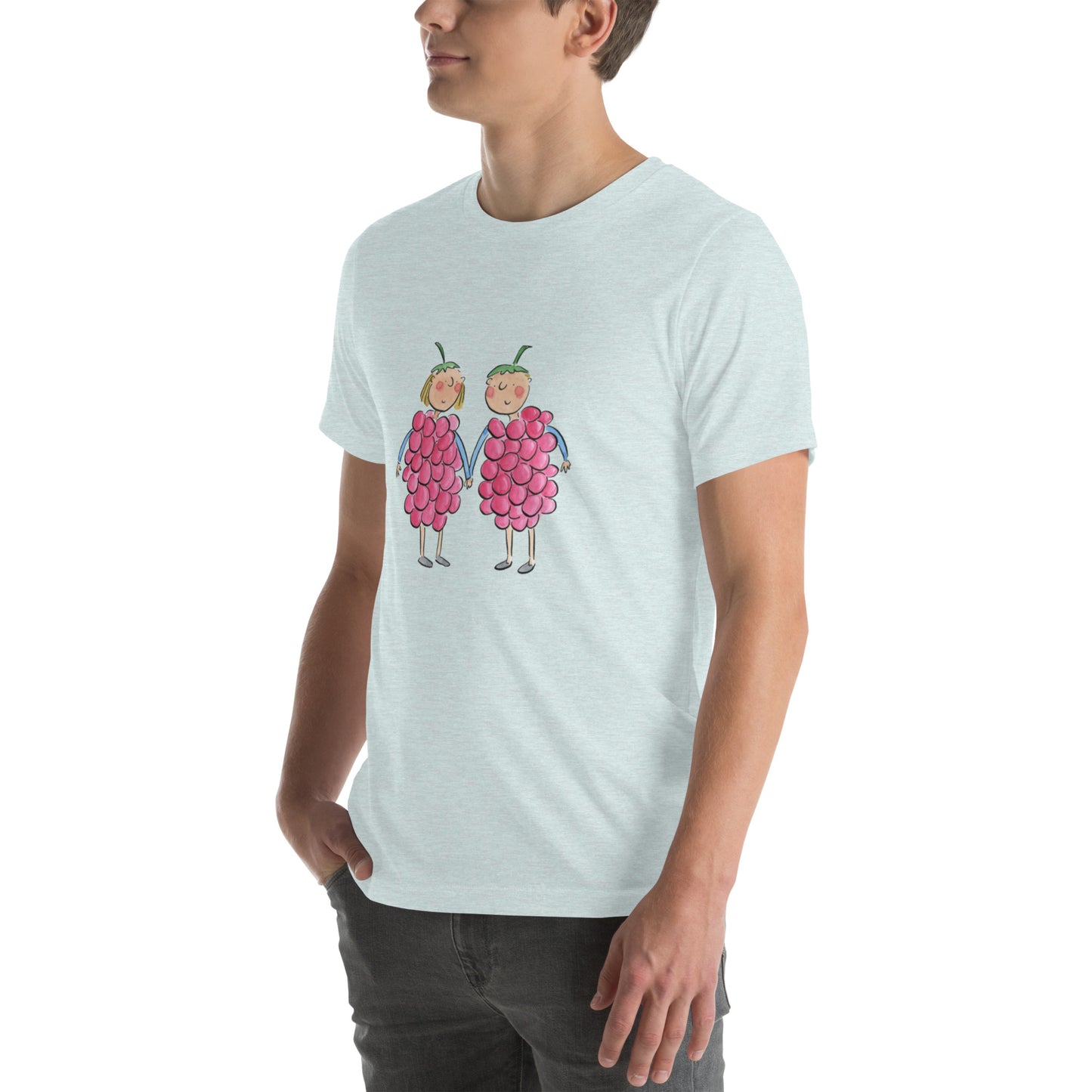 Raspberries Illustration by Rosie Brooks Unisex t-shirt