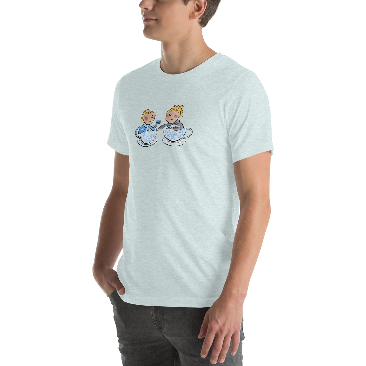 Teatime Illustration by Rosie Brooks Unisex t-shirt