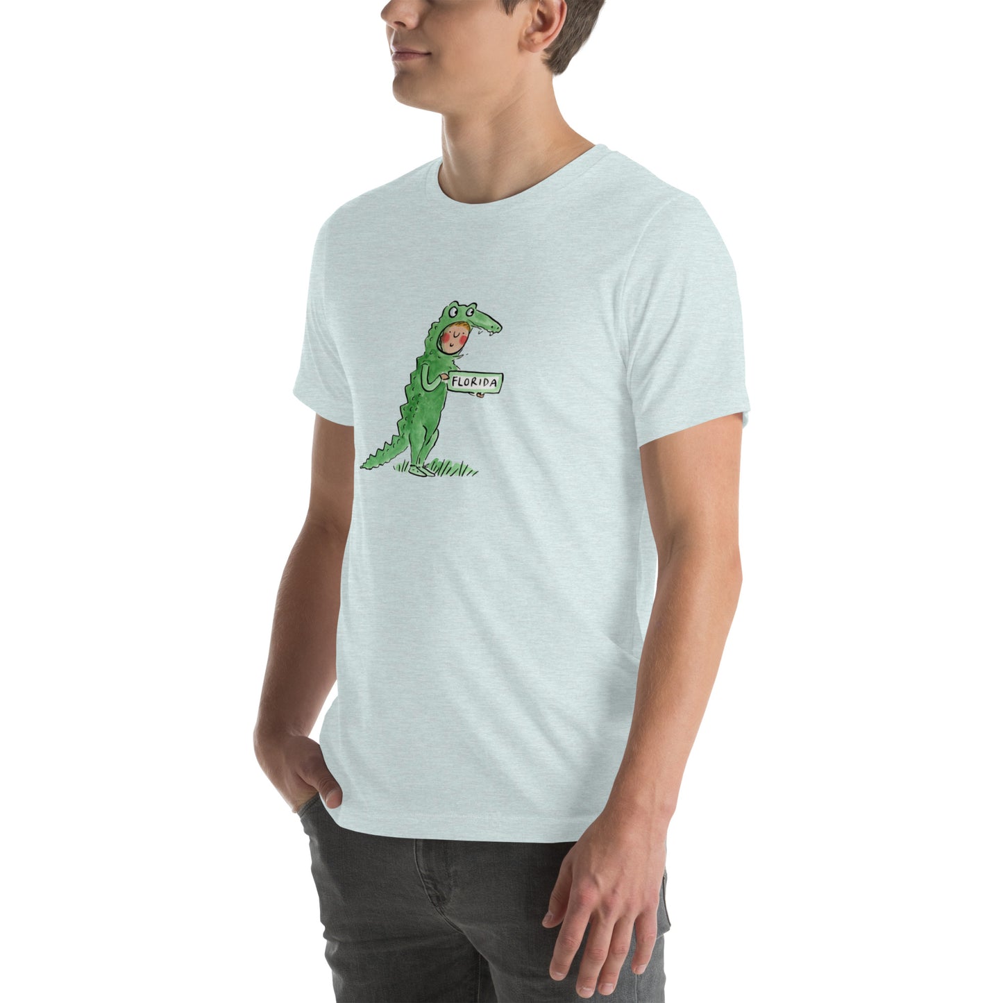 Florida Alligator Illustration by Rosie Brooks Unisex t-shirt