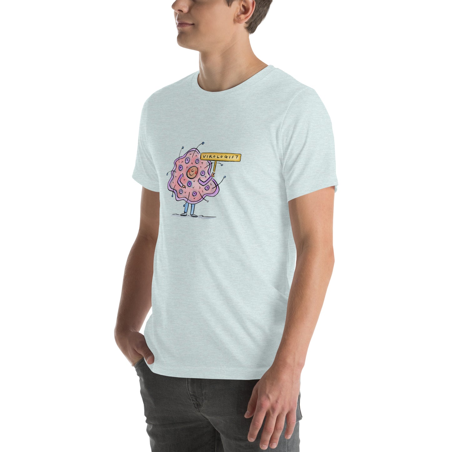 Virologist Illustration by Rosie Brooks Unisex t-shirt